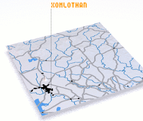 3d view of Xóm Lò Than