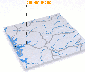 3d view of Phumĭ Chrâva