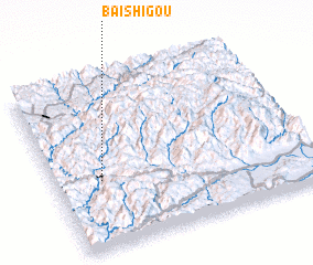 3d view of Baishigou