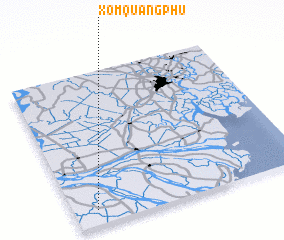 3d view of Xóm Quang Phú