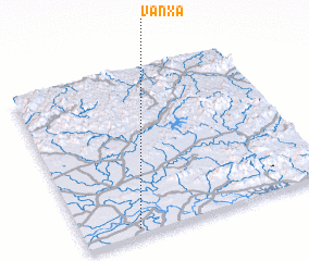 3d view of Văn Xá