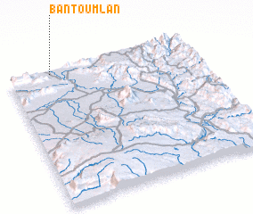 3d view of Ban Toumlan