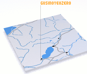 3d view of Gusinoye Ozero