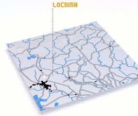 3d view of Lộc Ninh