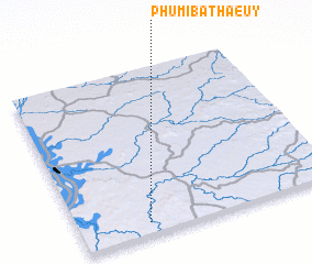 3d view of Phumĭ Băt Haeuy