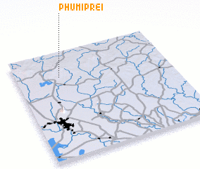 3d view of Phumĭ Prei