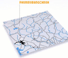 3d view of Phumĭ Rôbâng Chrŏh