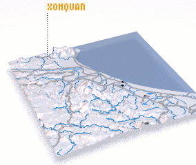 3d view of Xóm Quán