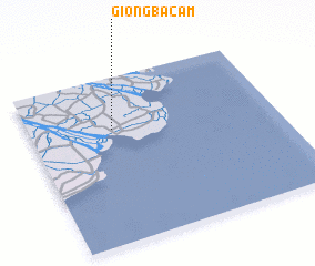 3d view of Giồng Ba Cam