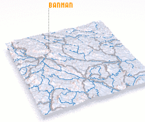 3d view of Bản Mán