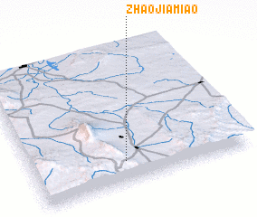 3d view of Zhaojiamiao