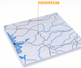 3d view of Phumĭ Préab