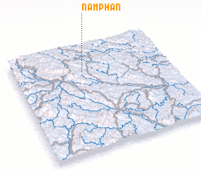 3d view of Nặm Phan