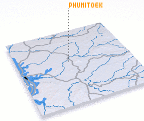 3d view of Phumĭ Tœ̆k