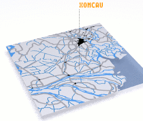 3d view of Xóm Cầu