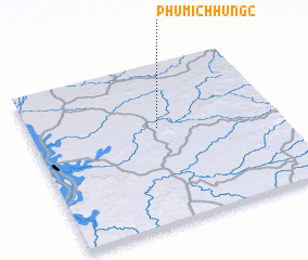 3d view of Phumĭ Chhung (2)