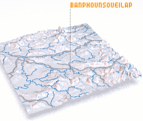 3d view of Ban Phoun Soueilap