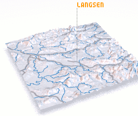 3d view of Làng Sen