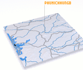 3d view of Phumĭ Chhung (1)