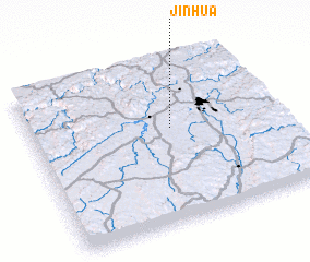 3d view of Jinhua