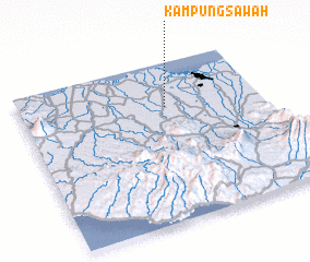 3d view of Kampung Sawah