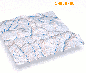 3d view of Sanchahe