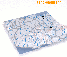 3d view of Lengkong-wetan