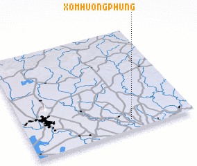 3d view of Xóm Hương Phùng