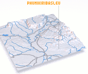 3d view of Phumĭ Kiribăs Leu