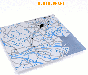 3d view of Xóm Thủ Ba Lai