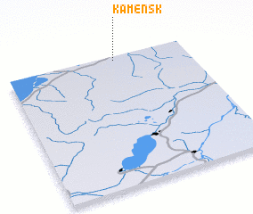 3d view of Kamensk