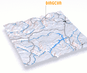 3d view of Dingcun