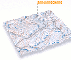 3d view of Sanjiangchang