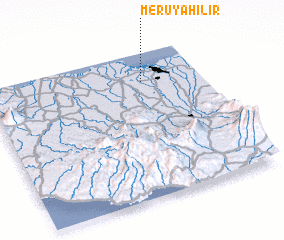 3d view of Meruya-hilir