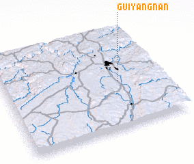 3d view of Guiyangnan