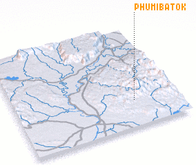 3d view of Phumĭ Batŏk