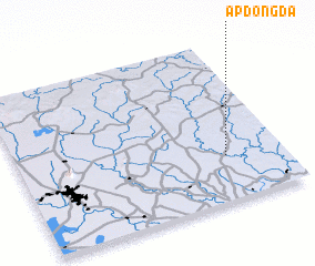 3d view of Ấp Ðống Ðá