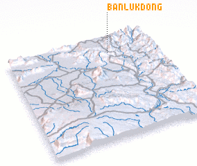 3d view of Ban Lukdông