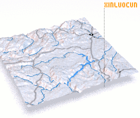 3d view of Xinluocun