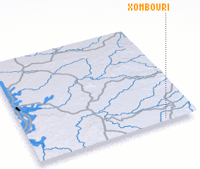 3d view of Xóm Bouri