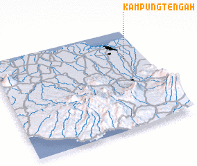 3d view of Kampungtengah