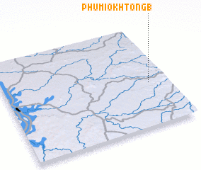 3d view of Phumĭ O Khtóng (1)