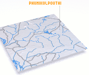 3d view of Phumĭ Kól Poŭthĭ