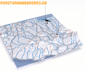 3d view of Kampungtanahabang-mesjid