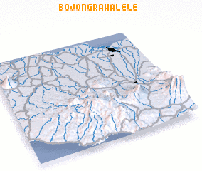 3d view of Bojongrawalele