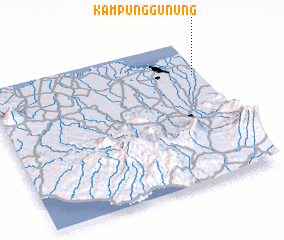 3d view of Kampunggunung