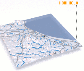 3d view of Xóm Khe Lỗ