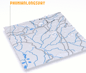 3d view of Phumĭ Anlóng Svay