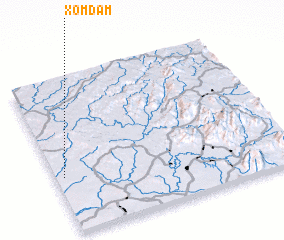 3d view of Xóm Dam