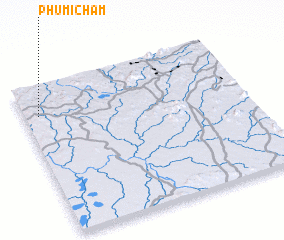 3d view of Phumĭ Cham